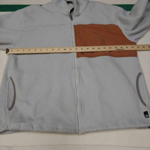 MEC Sweater Women's XL Polar Fleece Colour Block Full Zip Chest Pocket Comfy - Picture 6 of 6